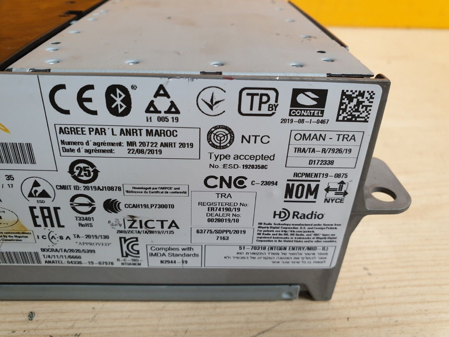 2021 MERCEDES A200 W177 1.3 PETROL Radio Head Control Unit A1679003819 A067
