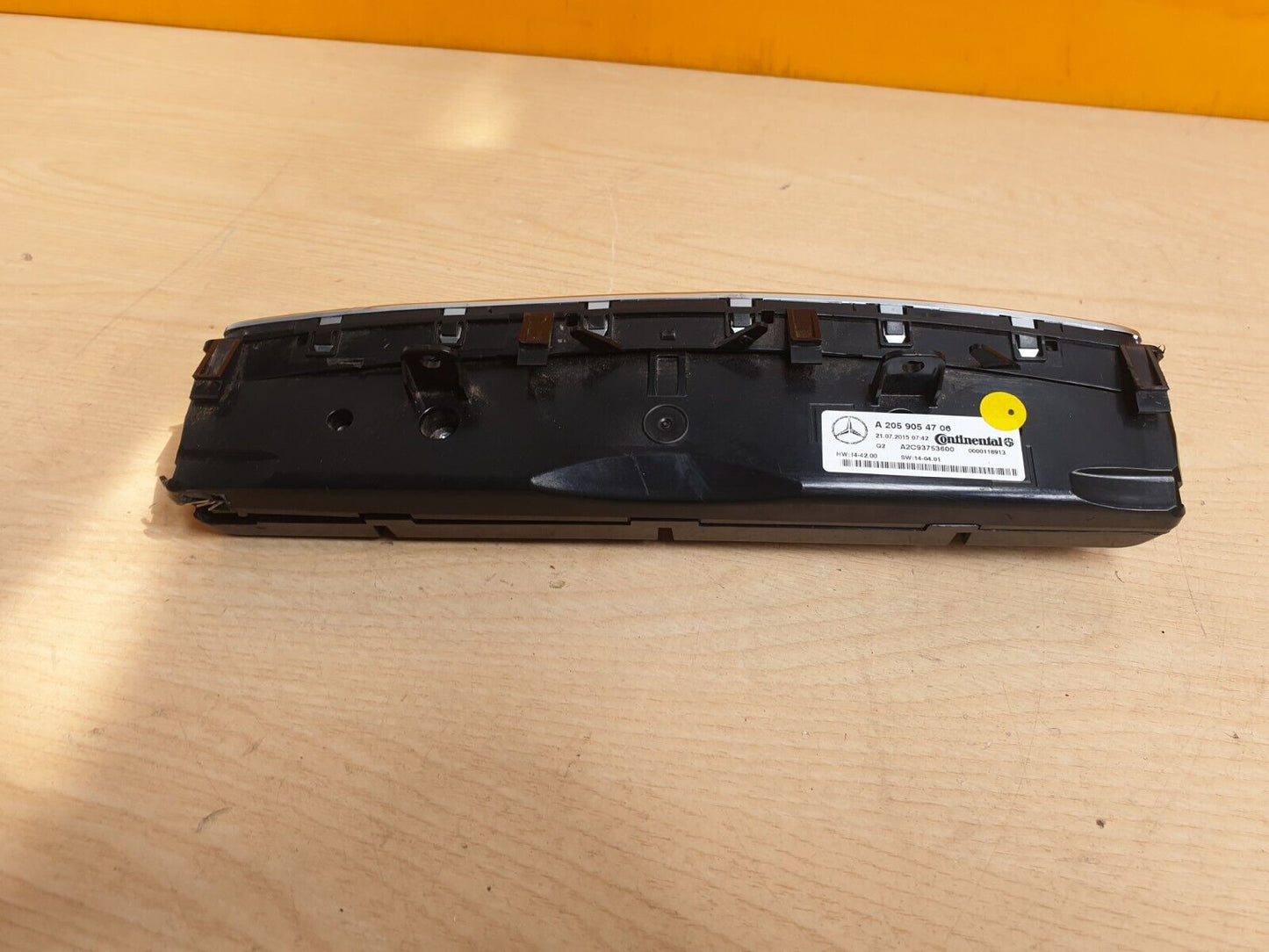 2015 MERCEDES C200 W205 2.0 PETROL A/C CONTROL SWITCH PANEL A2059054706 A048