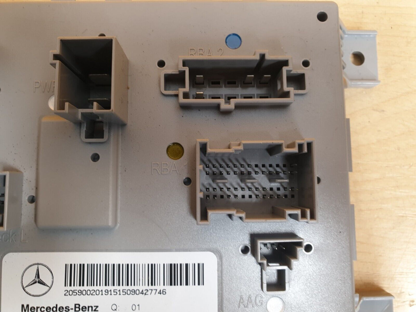 2015 MERCEDES C200 W205 2.0 PETROL SAM CONTROL MODULE A2059002019 A048