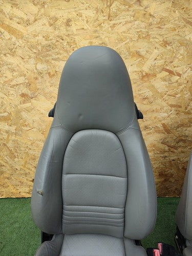 ✅2002 PORSCHE BOXTER 986 2.7P FRONT LEATHER SEATS PAIR + WARRANTY A129 - Image 4