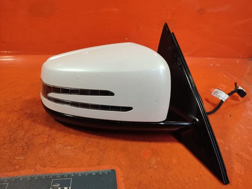 ✅2013 MERCEDES E CLASS W212 AMG SPORT 2.1D FRONT RIGHT WING MIRROR PF WHITE A141 - Image 3