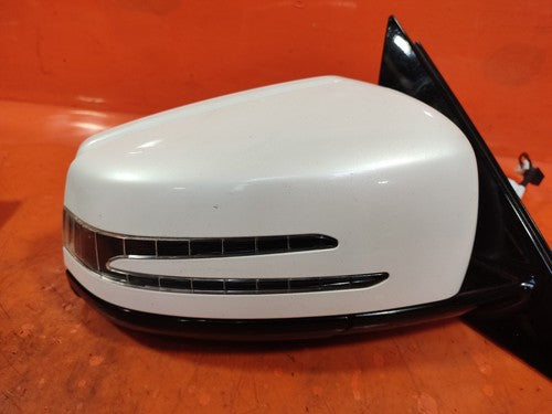✅2013 MERCEDES E CLASS W212 AMG SPORT 2.1D FRONT RIGHT WING MIRROR PF WHITE A141 - Image 4