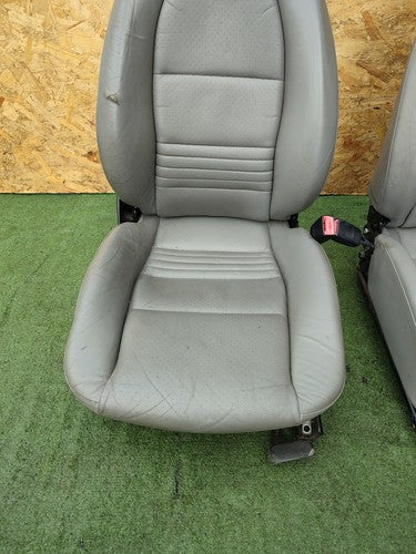 ✅2002 PORSCHE BOXTER 986 2.7P FRONT LEATHER SEATS PAIR + WARRANTY A129 - Image 2