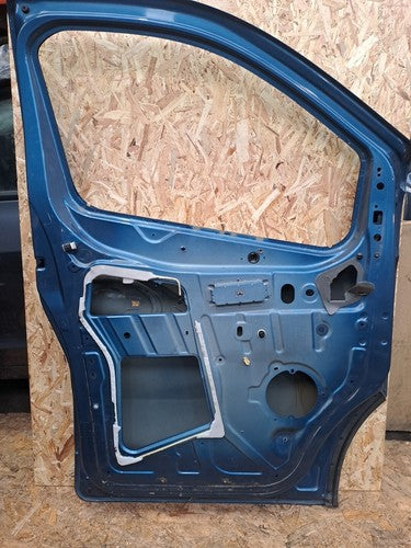 2015 Renault Trafic MK3 SL27 Front Left Passenger Door Blue Bare Only A250 - Image 9