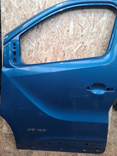 2015 Renault Trafic MK3 SL27 Front Left Passenger Door Blue Bare Only A250 - Image 8