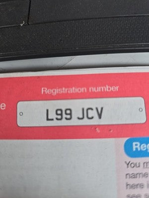 L99 JCV private number plates for sale - Image 1