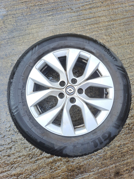 ✅2021 Renault Captur MK2 Iconic Alloy Wheel with Tyre 215/60 R17 403001698R A385 - Image 1