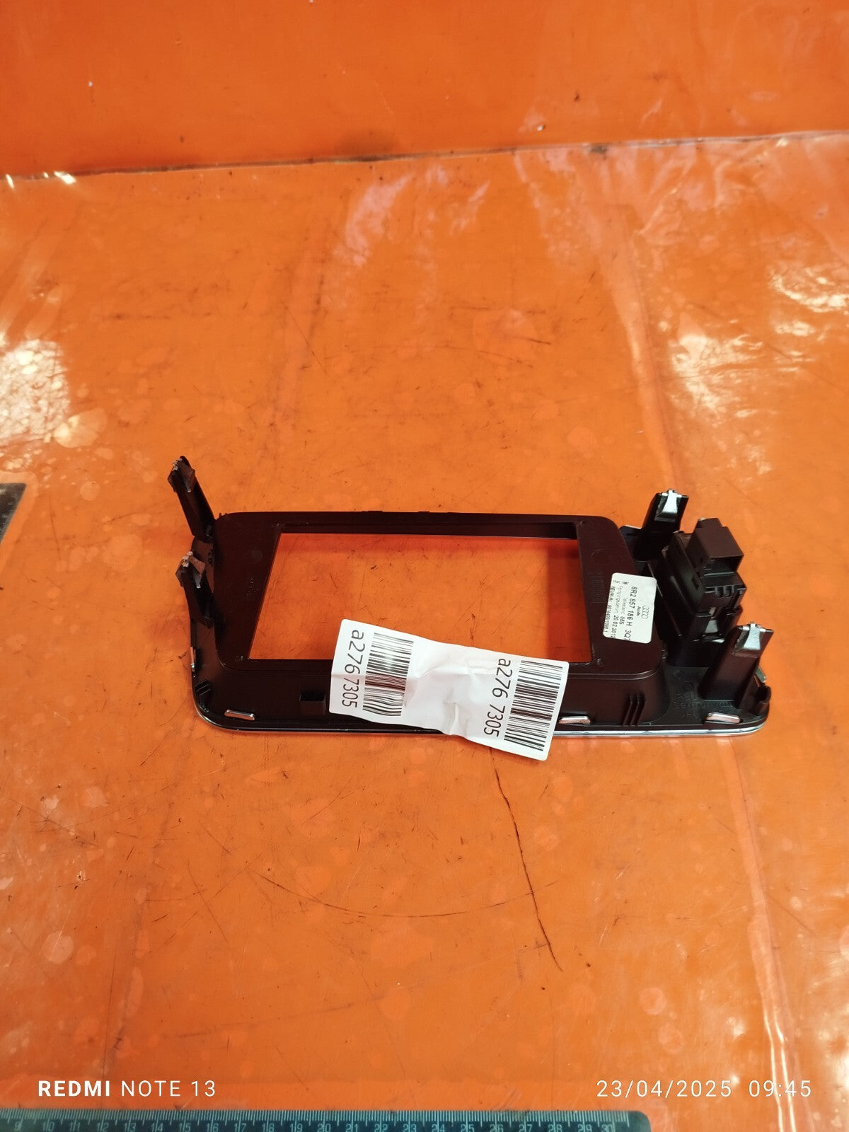 ✅AUDI Q5 S LINE 2.0 PETROL 2012 DASHBOARD DISPLAY SURROUND TRIM 8R2857186H A276 - Image 7