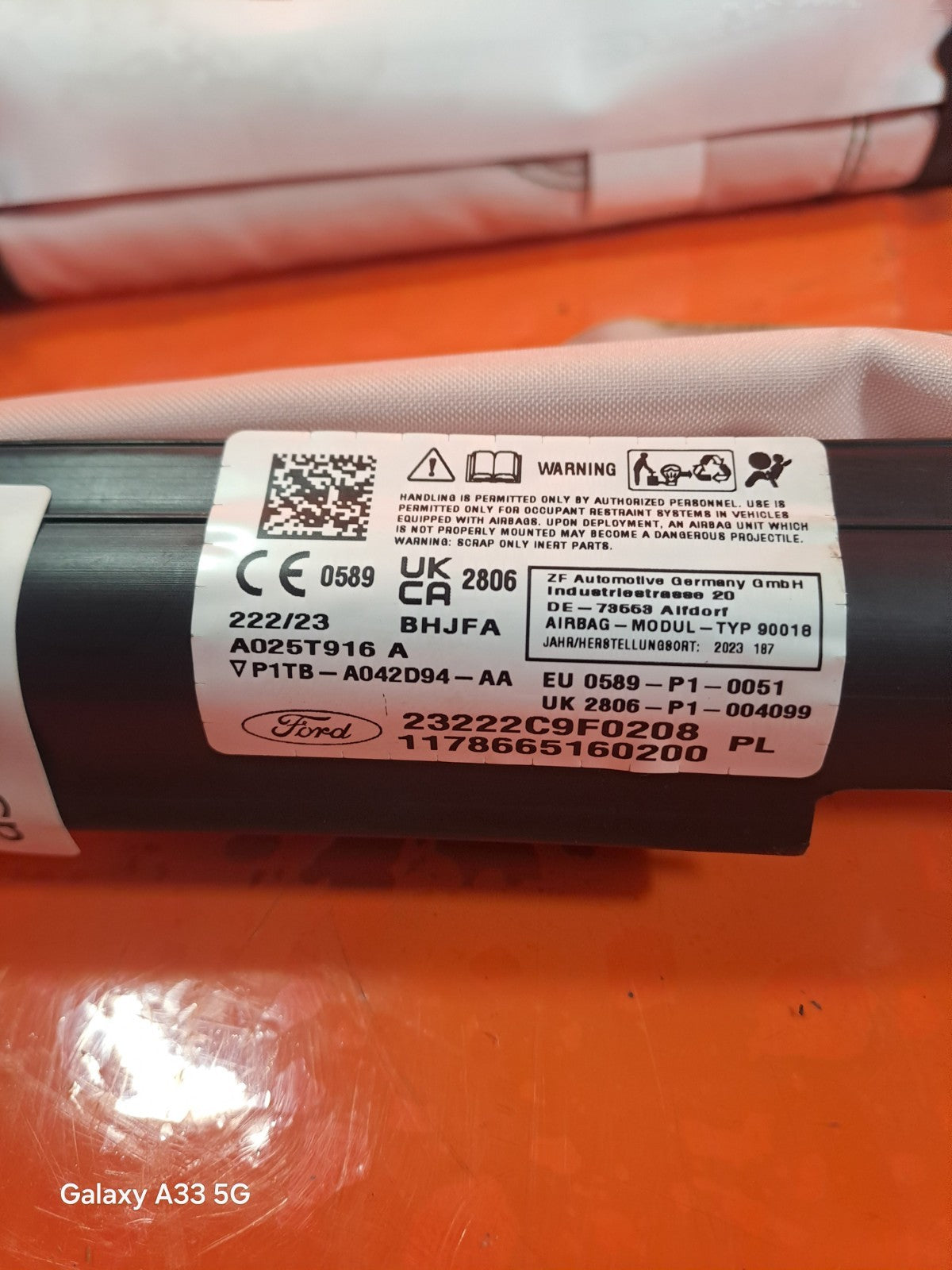 ✅2023 FORD PUMA ST RIGHT CURTAIN ABAG P1TB-A042D94-AA + WARRANTY A307 - Image 10