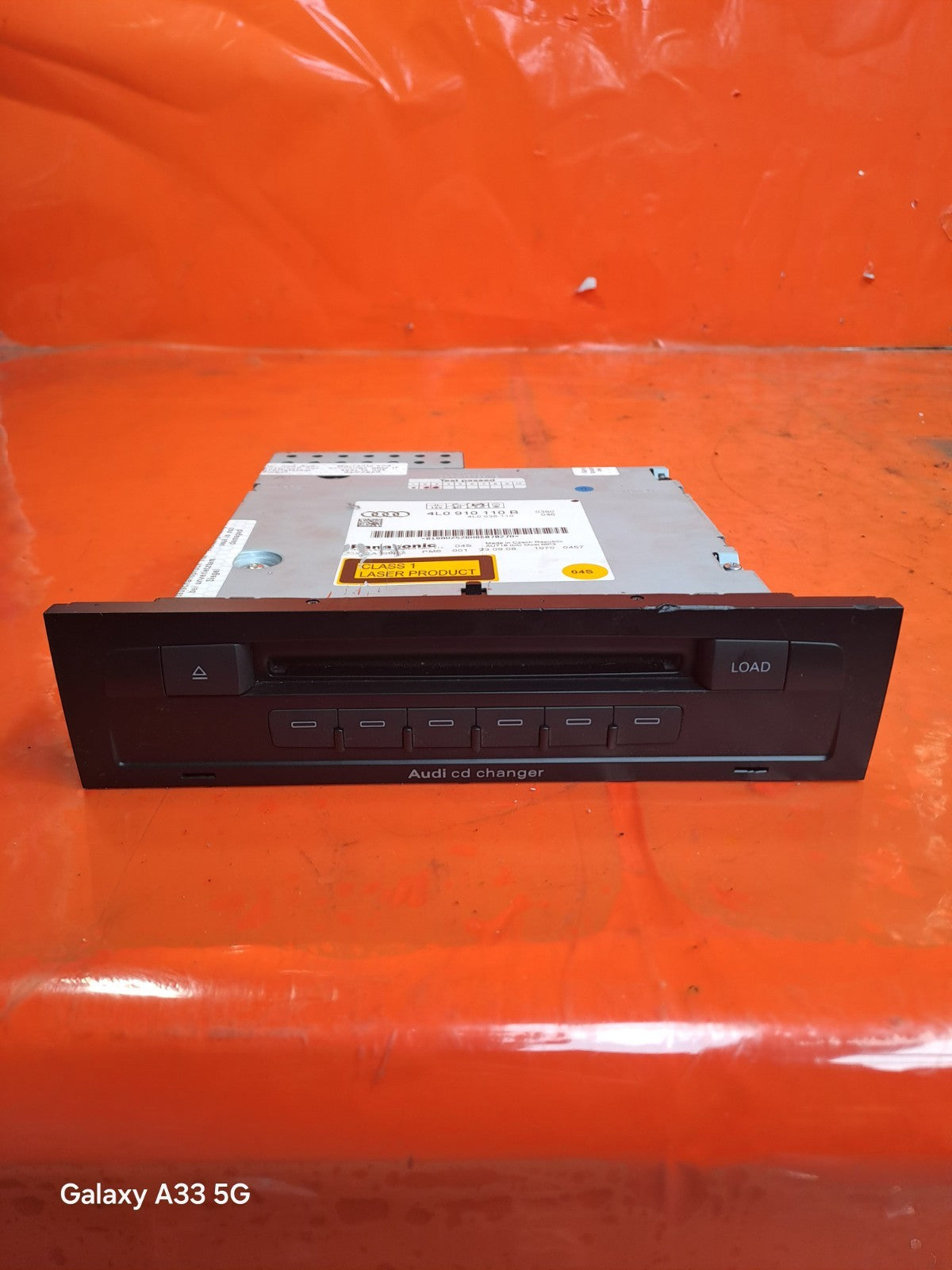 ✅2009 AUDI Q7 4L S LINE RADIO CD STEREO HEAD UNIT 4L0910110B + WARRANTY A300 - Image 1