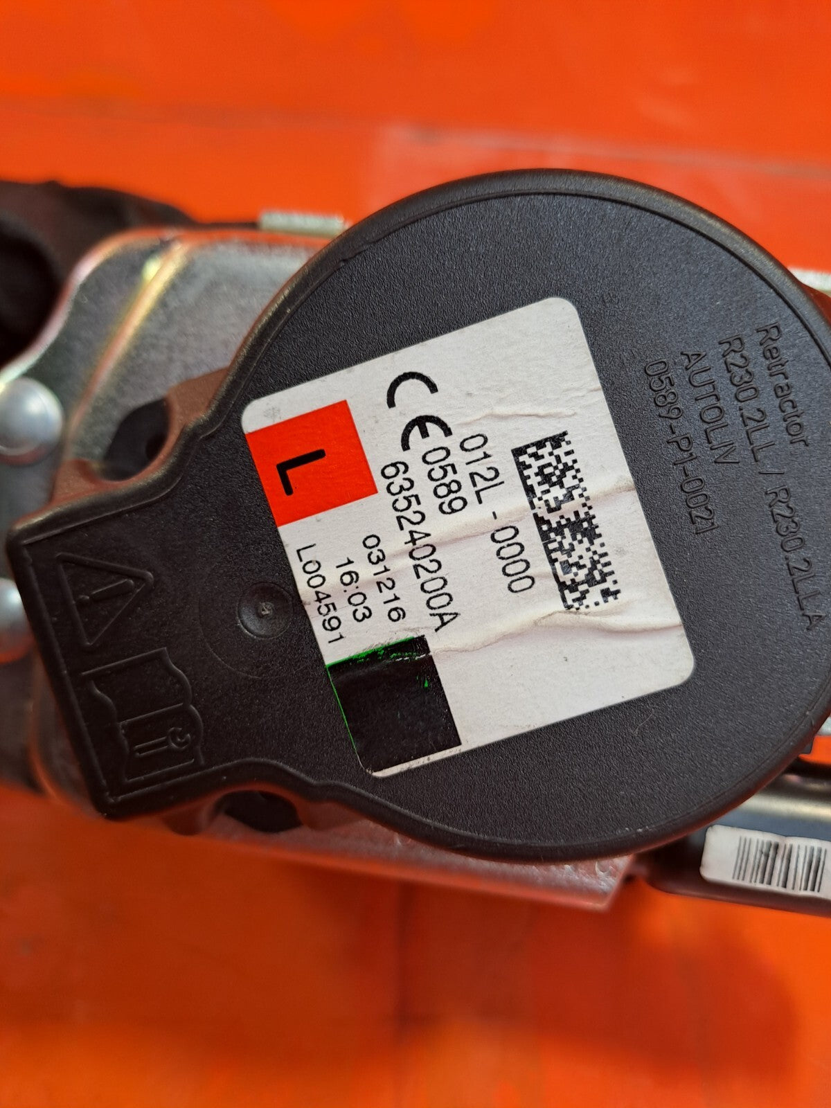 ✅2017 BMW 2 SERIES F45 SEAT BELT FRONT LEFT 635240200A + WARRANTY A231 - Image 7
