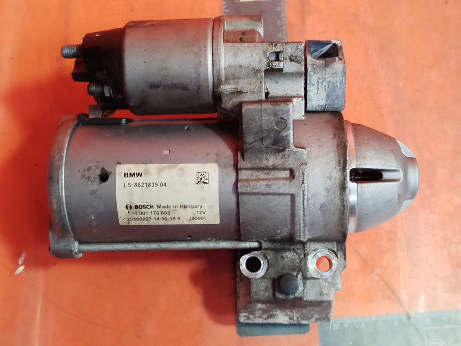 ✅BMW F22 218I SPORT 1.5 PETROL 2016 STARTER MOTOR 8621839 Warranty A339 - Image 2