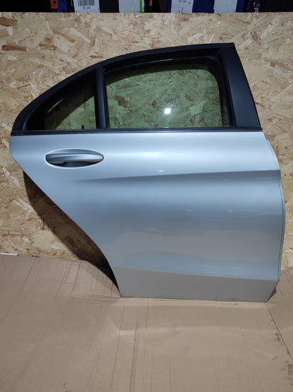 ✅2016 Mercedes C Class W205 Rear Right Driver Side Door Silver (775) A123 - Image 2