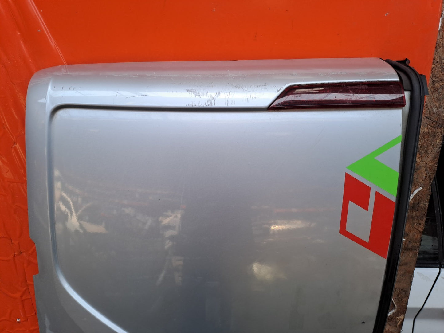 ✅Ford Transit Custom 2.2 Diesel 2016 Rear Left Door Bare Silver Scratches A373 - Image 4