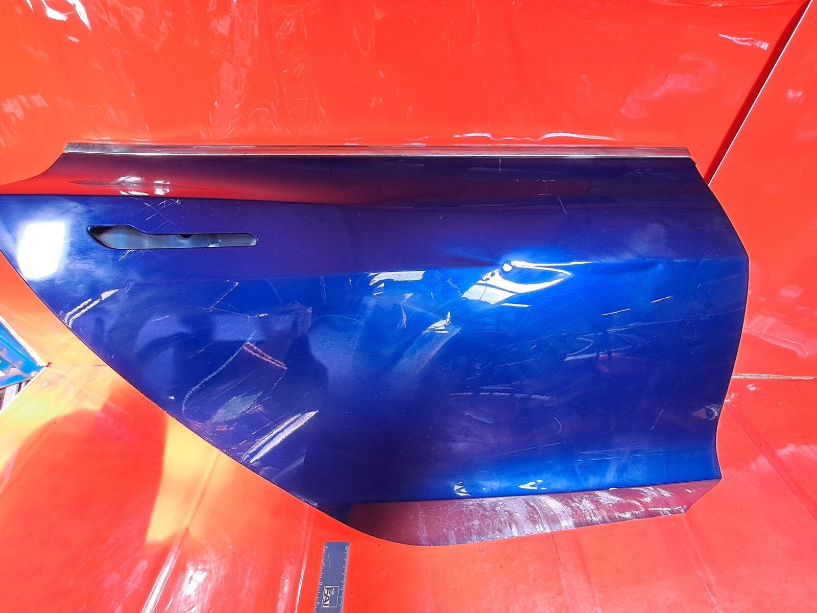 ✅Tesla Model 3 Long Range 2020 REAR RIGHT DOOR BLUE Warranty A266 - Image 3