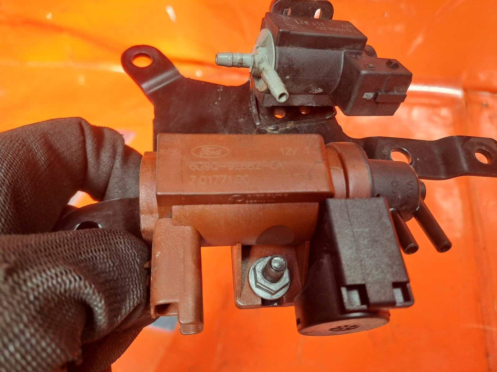 ✅2013 Ford Focus MK3 Turbo Boost Pressure Valve Solenoid 6G9Q-9E882-CA A313 - Image 6