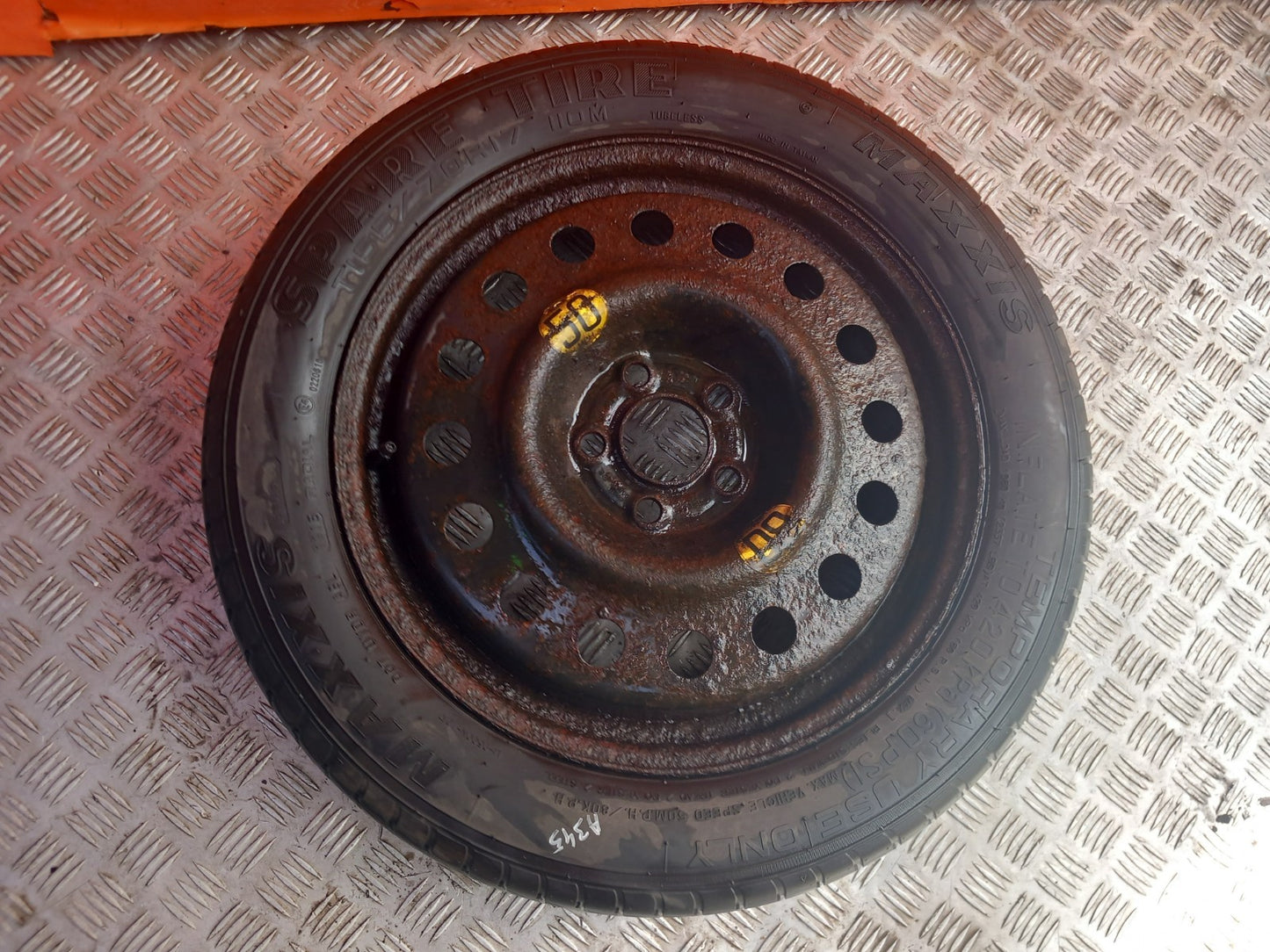 2019 Ford Galaxy MK3 Zetec Space Saver Spare Wheel 155/70 R17 Warranty A345 - Image 1
