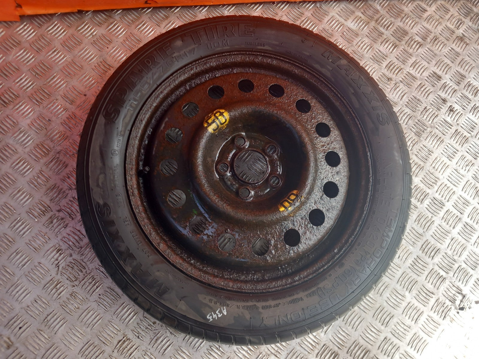 2019 Ford Galaxy MK3 Zetec Space Saver Spare Wheel 155/70 R17 Warranty A345 - Image 1