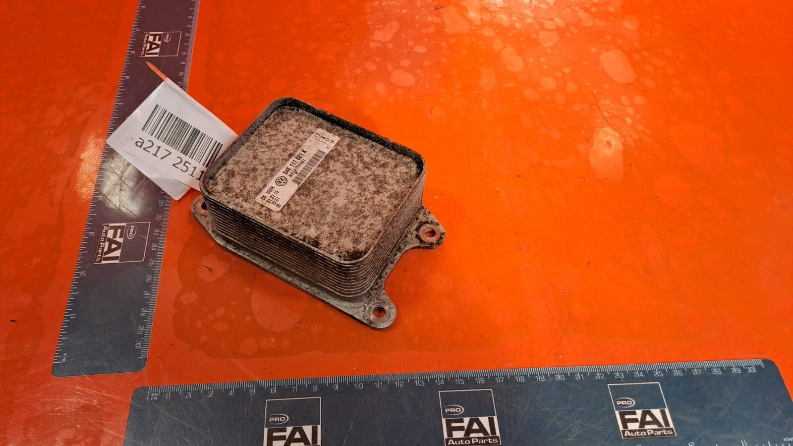 2019 SEAT ARONA FR 1.0P OIL COOLER 04E117021K + WARRANTY A217 - Image 2