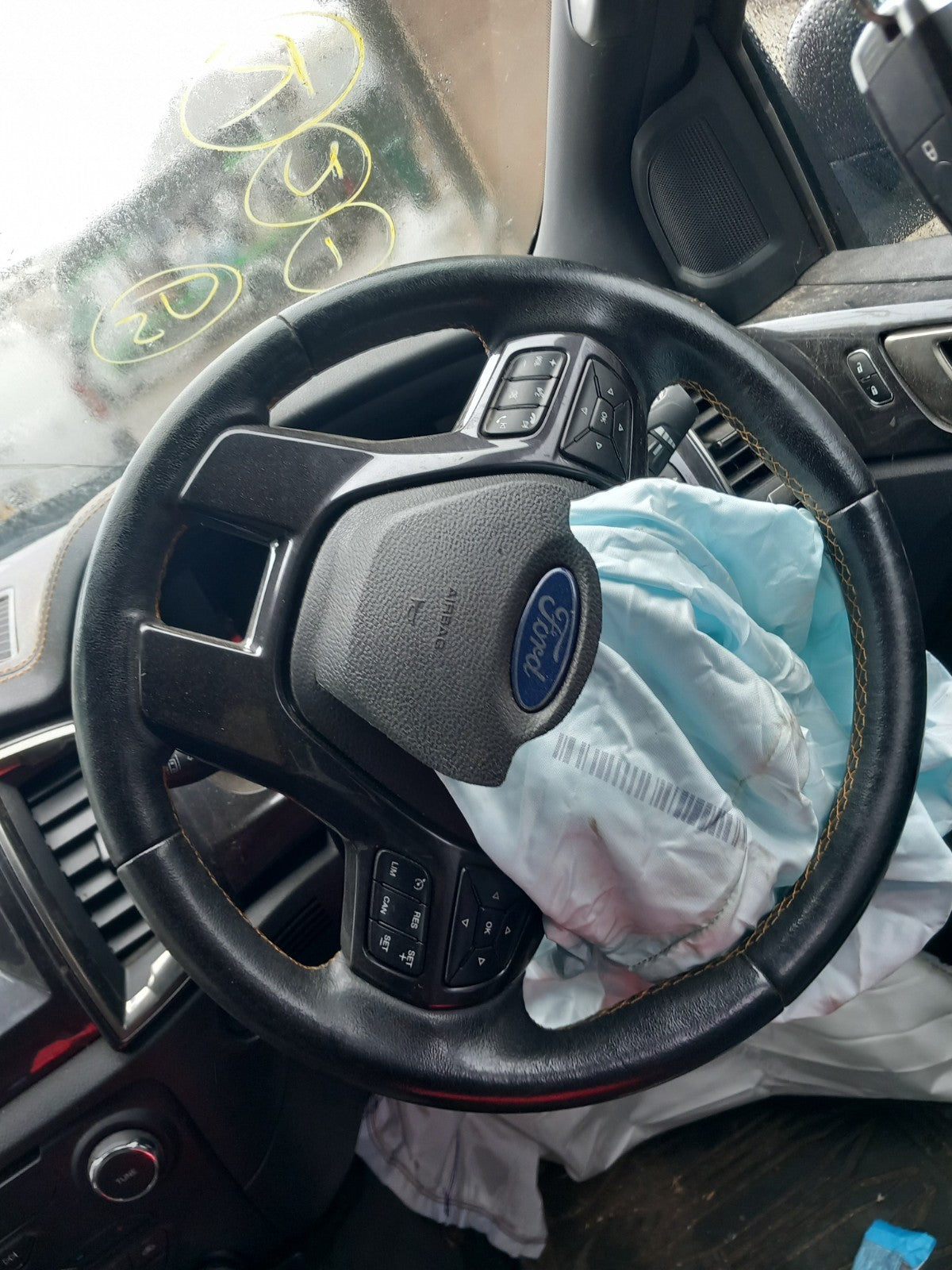 2021 Ford Ranger Wildtrak Steering Wheel w/o Abag Warranty A418 - Image 1
