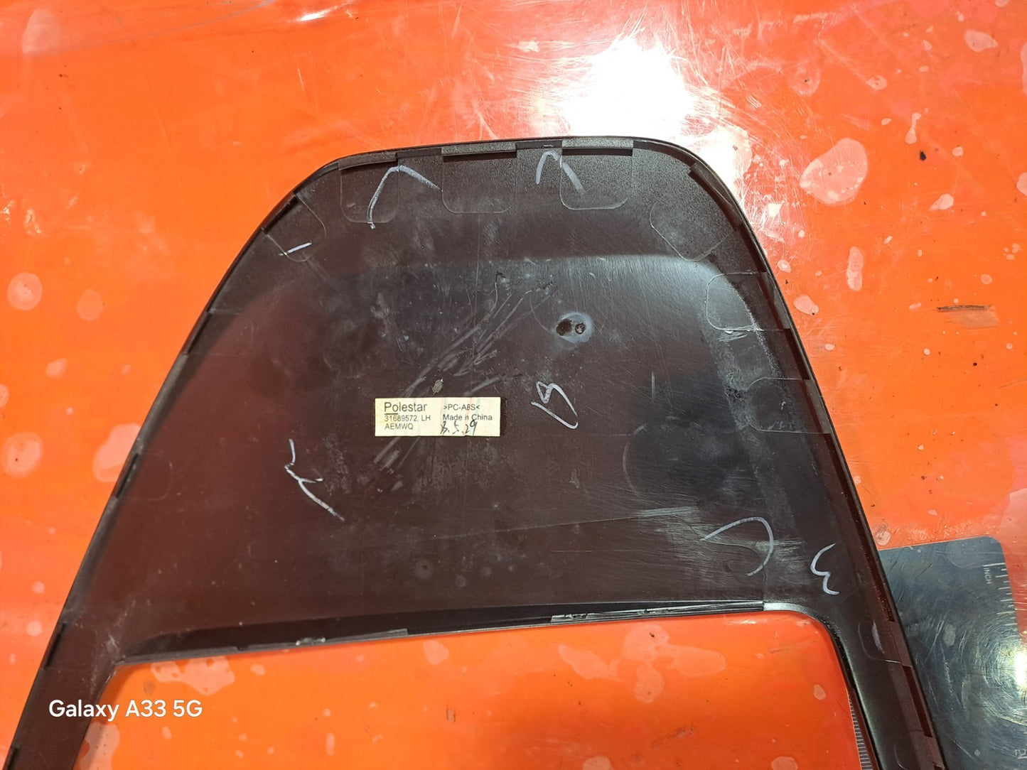 ✅2023 POLESTAR 2 LONG RANGE REAR LEFT DOOR WINDOW STRIP 31689572 + WARRANTY A312 - Image 10