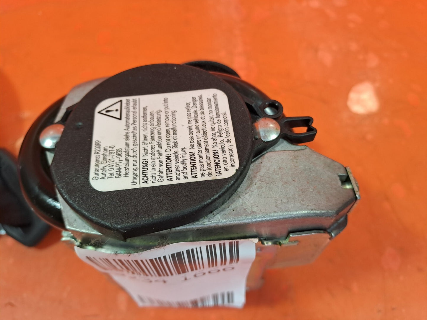 ✅AUDI A5 S LINE CABRIO 2.0 PETROL 2009 REAR RIGHT SEAT BELT 8F0857806 615975900 - Image 5