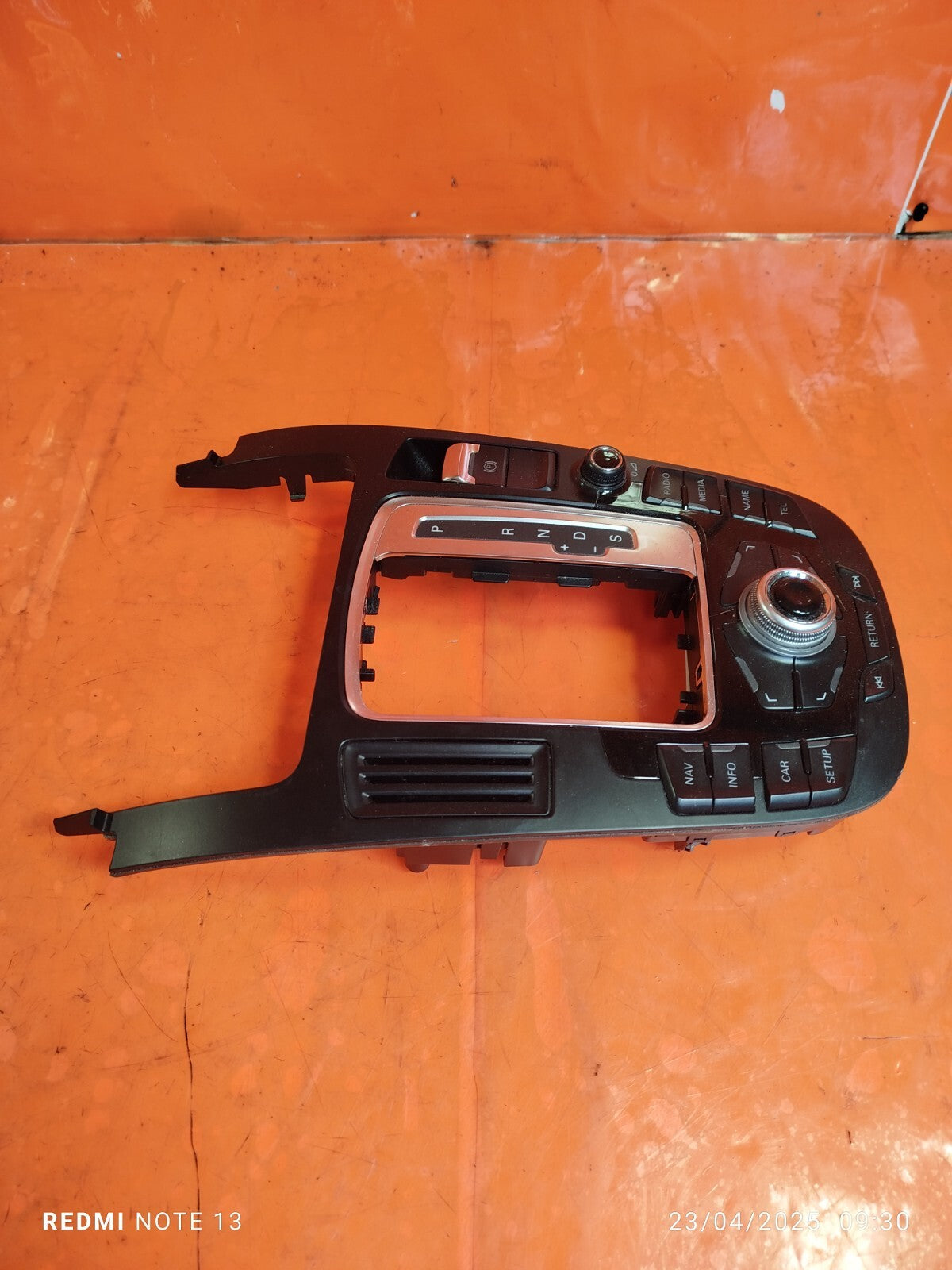 ✅AUDI Q5 S LINE 2.0 PETROL 2012 SAT NAV MULTIMEDIA MMI SWITCH PANEL 8T0919609F - Image 4