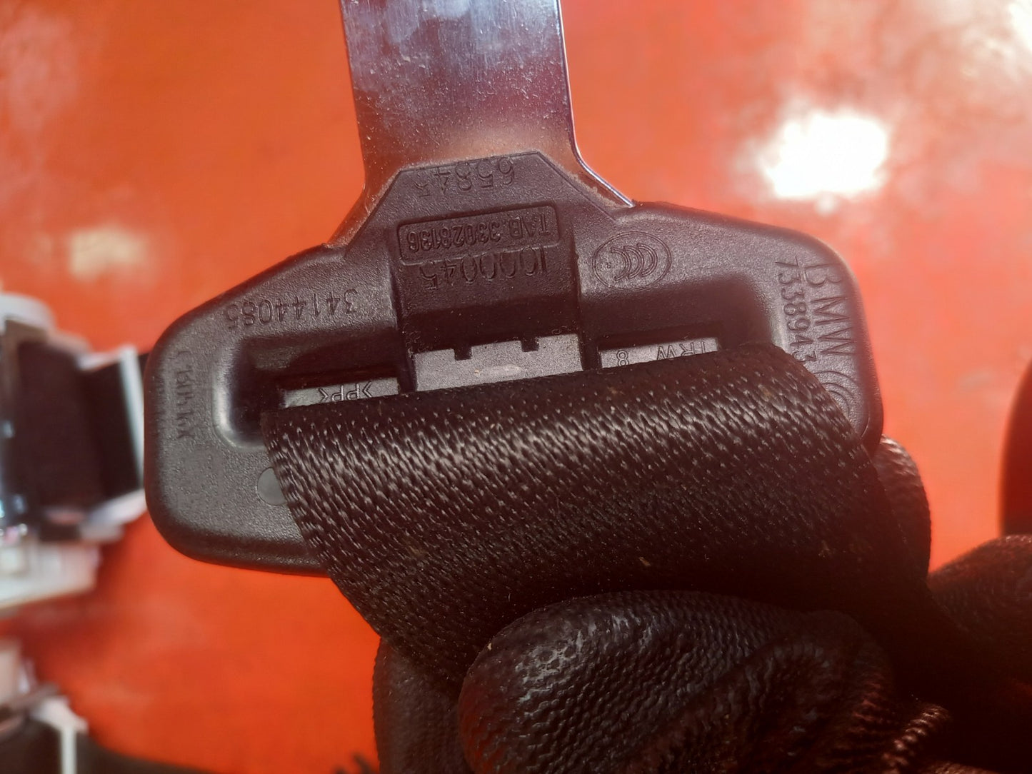 BMW F23 220D 2.0 Diesel 2016 Front Right And Left Seat Belt 7338944 7338943 A363 - Image 9