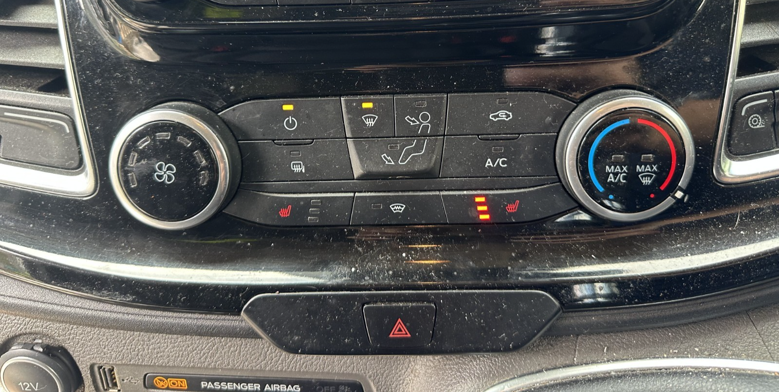 ✅2019 Ford Transit Custom A/C Climate Heater Control Panel KK2T-19980-MA A376 - Image 1