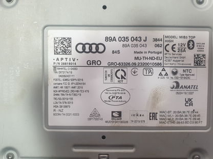 ✅Audi Q4 E-Tron S Line 2023 SAT NAV STEREO MEDIA HEAD UNIT 89A035043J Warranty - Image 2