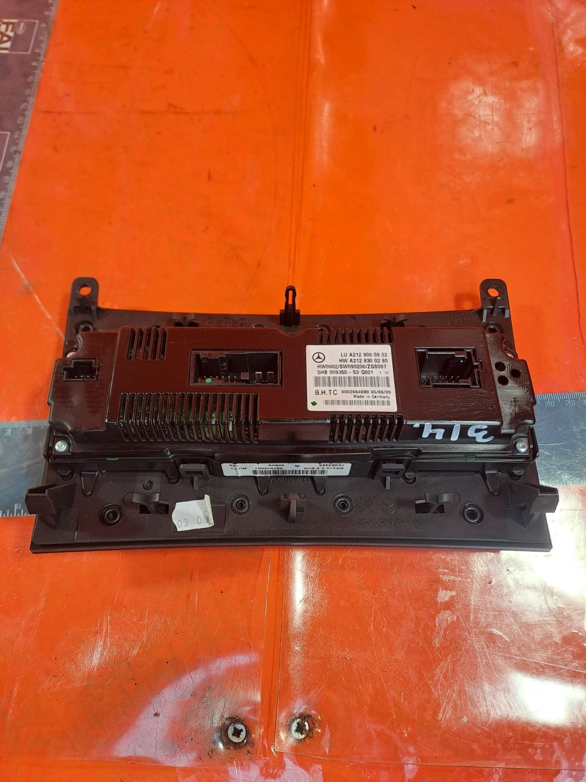 ✅2009 MERCEDES E CLASS W212 A/C HEATER CLIMATE CONTROL UNIT A2129005902 A314 - Image 6