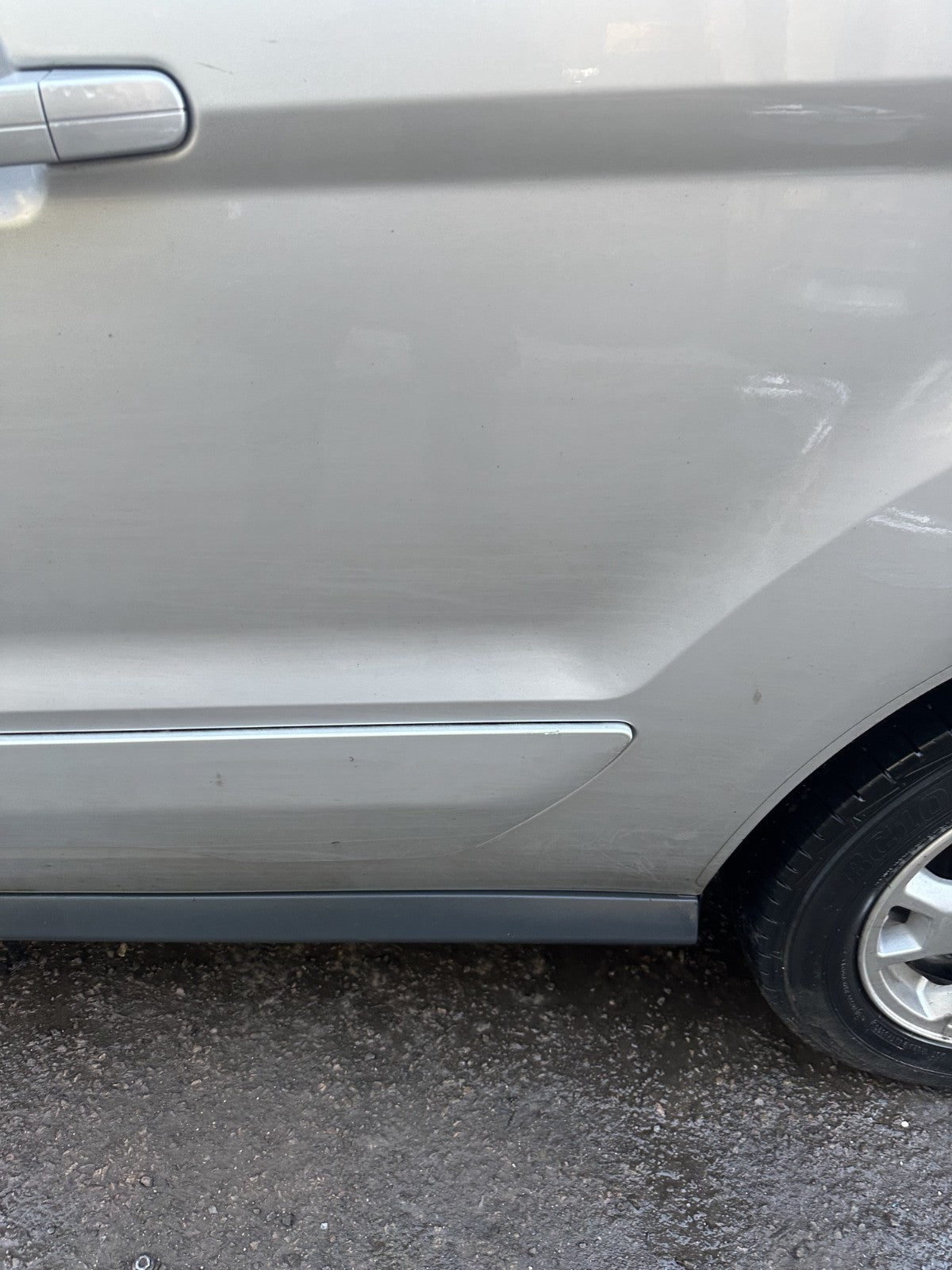 ✅2017 FORD TRANSIT CONNECT LEFT SIDE SLIDING BARE DOOR SILVER + WARRANTY A369 - Image 9