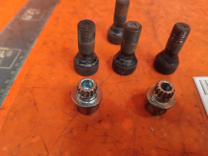 ✅2012 BMW 1 SERIES F20 LOCKING WHEEL NUT WITH KEY + WARRANTY A270 - Image 2