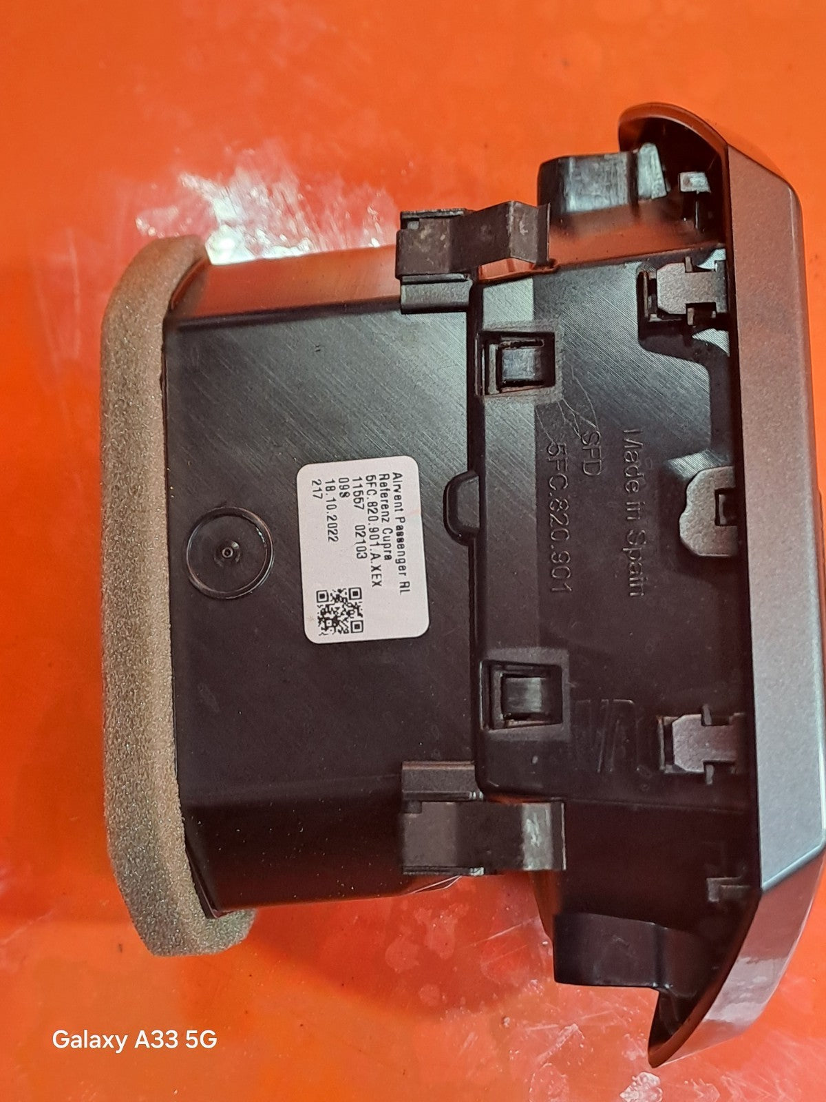 ✅2023 CUPRA FORMENTOR AIR VENT DASHBOARD SET 5FA819110A + WARRANTY A336 - Image 6