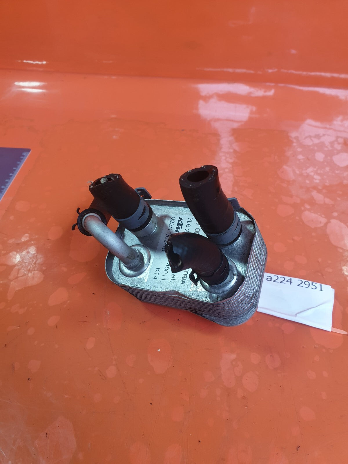 AUDI Q7 S-LINE 3.0 DIESEL 2010 OIL COOLER 7L6203491D Warranty A224 - Image 8
