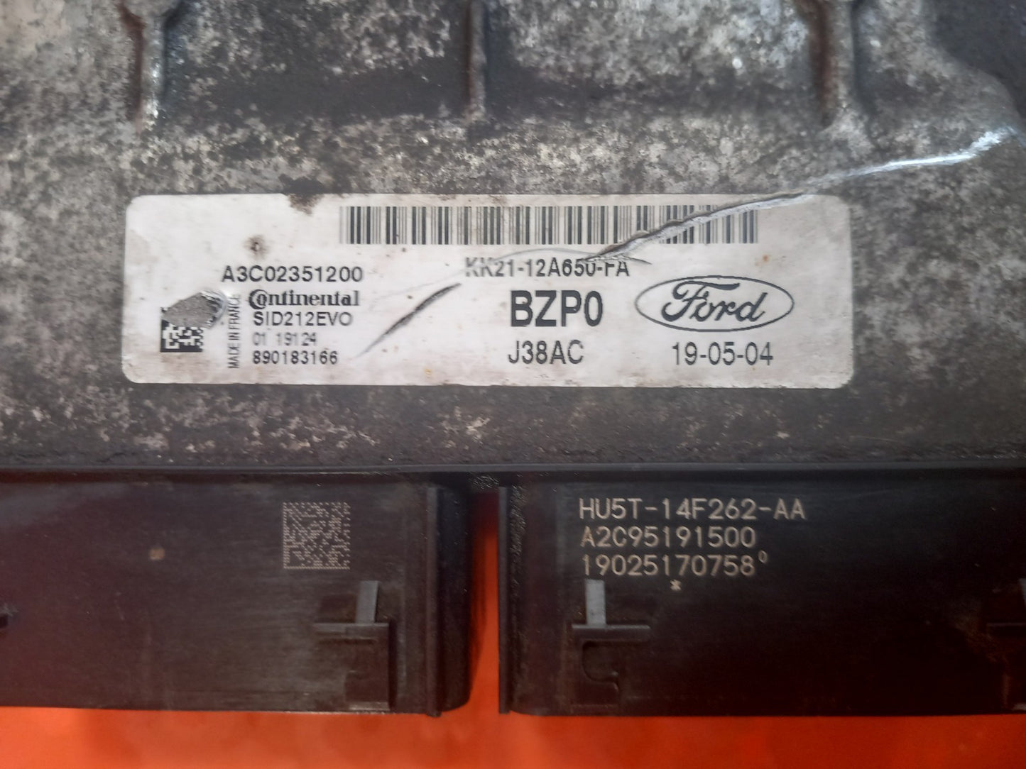 Ford Transit Custom 2.0 Diesel 2019 Engine ECU Kit KK2112A650FA BK2AV21990 A376 - Image 5