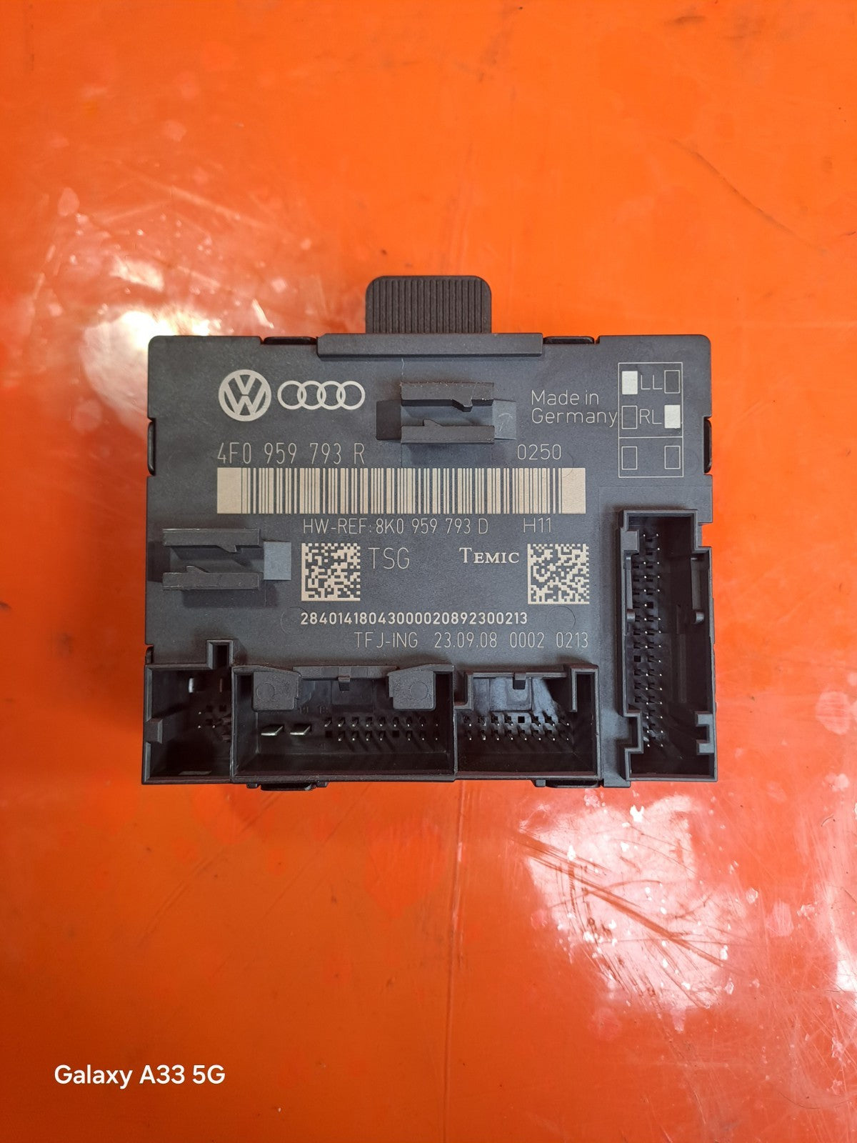 ✅2009 AUDI Q7 4L FRONT RIGHT DOOR CONTROL MODULE 4F0959793R + WARRANTY A300 - Image 1