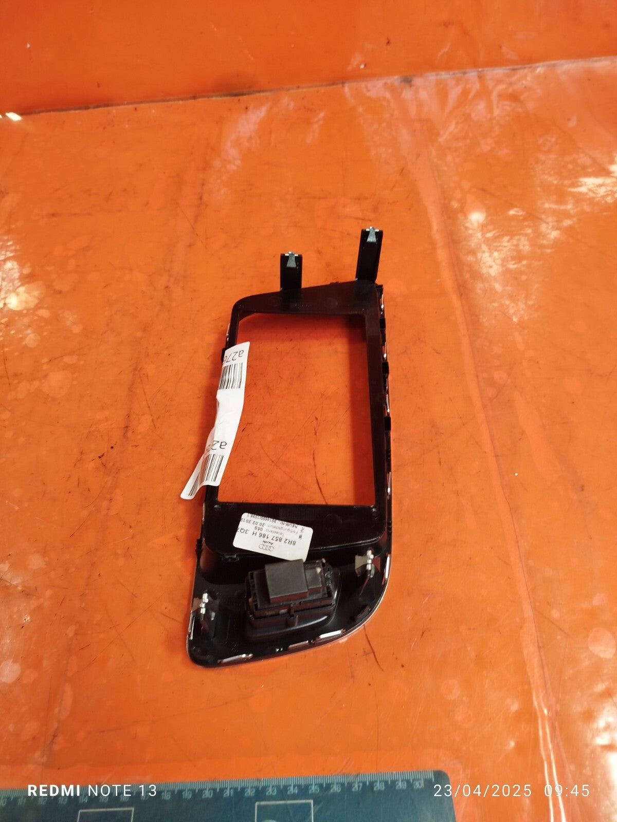 ✅AUDI Q5 S LINE 2.0 PETROL 2012 DASHBOARD DISPLAY SURROUND TRIM 8R2857186H A276 - Image 8