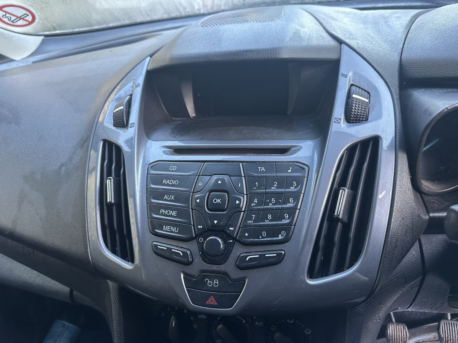 ✅2017 FORD TRANSIT CONNECT CD RADIO CONTROL PANEL BK2T-18K811-ED + WARRANTY A369 - Image 1