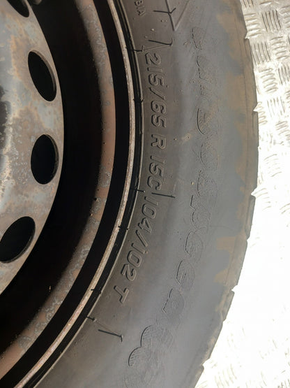 2015 Ford Tourneo Custom Steel Wheel w/ Tyre 215/65 R15 BK21-1007-AA A377 - Image 3