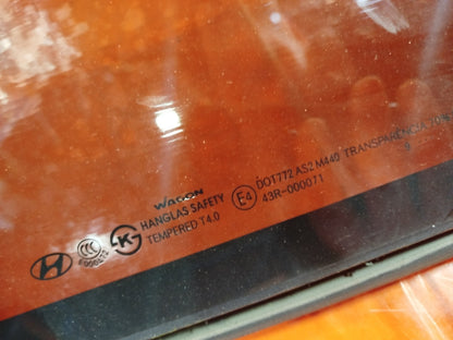 ✅HYUNDAI I800 2.5 DIESEL 2010 REAR RIGHT WINDOW 43R-000071 Warranty A325 - Image 4
