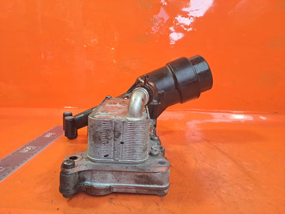 ✅2013 Mercedes E Class W212 2.1D Oil Filter Housing & Cooler A6511800665 A141 - Image 2