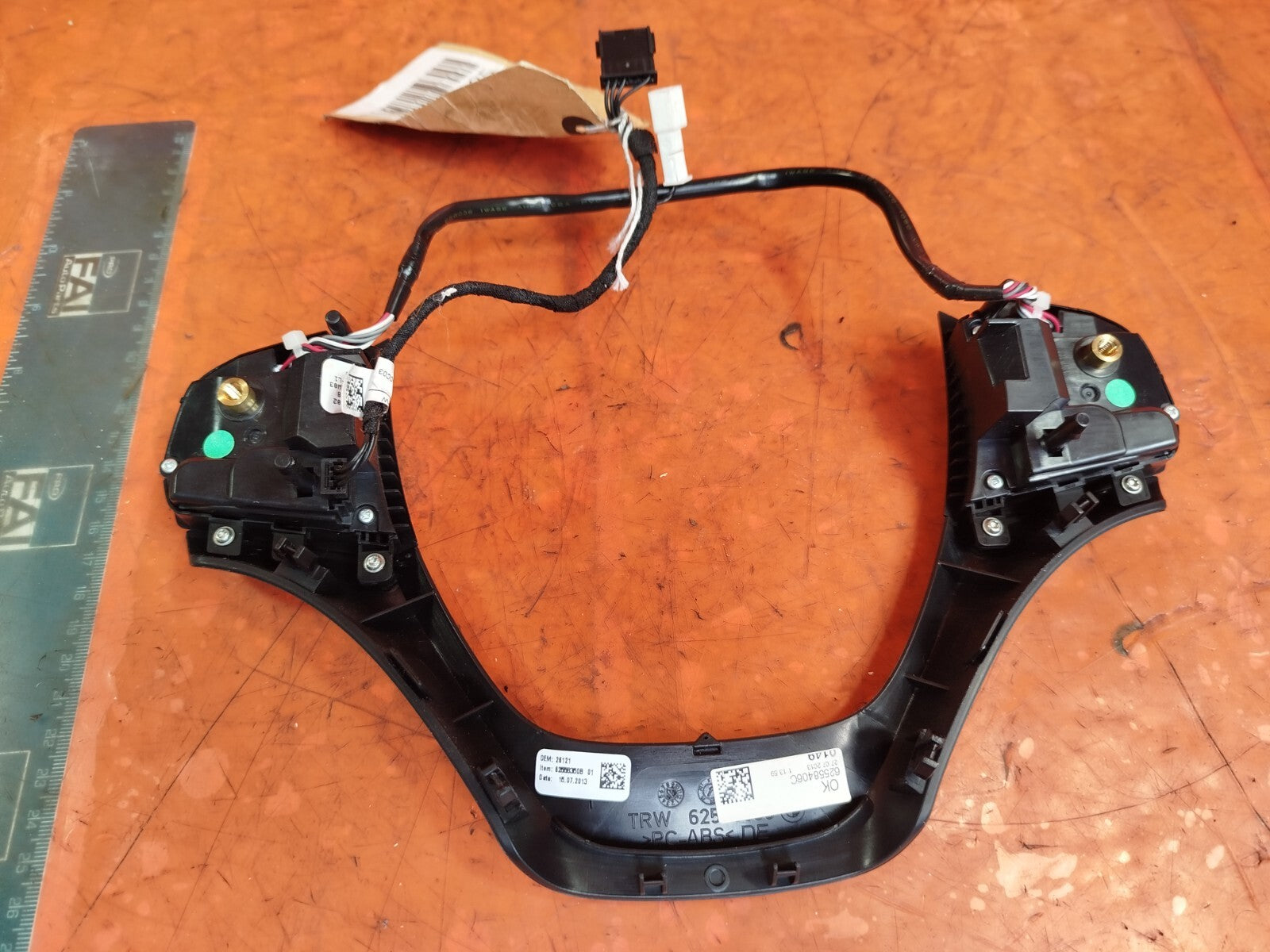 ✅2013 BMW 1 SERIES F20 STEERING WHEEL TRIM PANEL COVER 62558406C + WARRANTY - Image 10