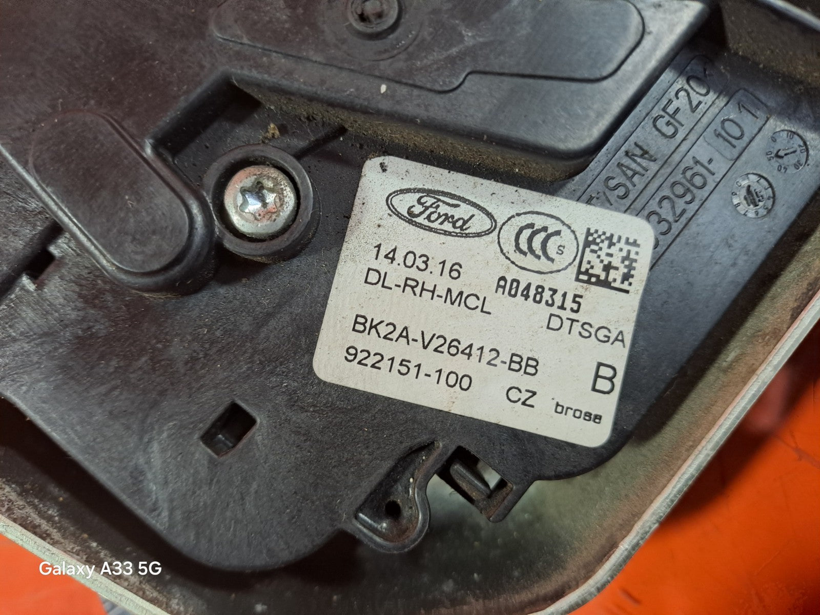 ✅2016 Ford Transit Custom Right Sliding Door Lock BK2A-V26412-BB + Warranty A373 - Image 7