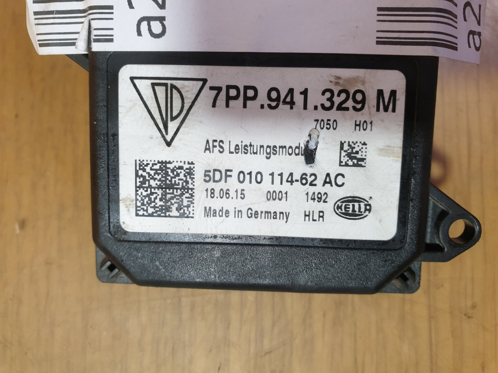 ✅2015 AUDI A3 E-TRON 1.4P HEADLIGHT CONTROL UNIT 7PP941329M + WARRANTY A204 - Image 7