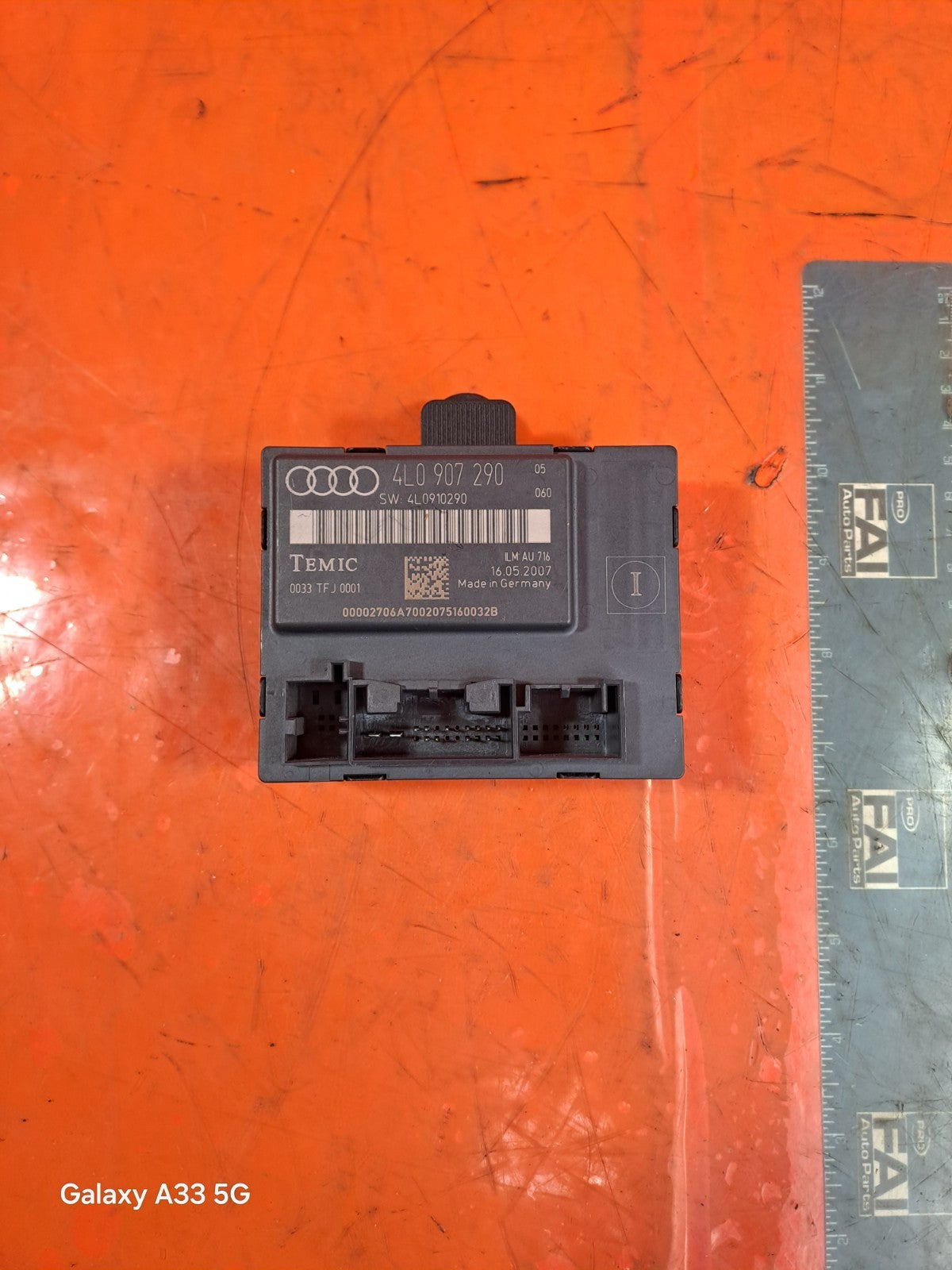 ✅2007 AUDI Q7 4L 3.0D GATEWAY CONTROL UNIT MODULE ECU 4L0907290 + WARRANTY A295 - Image 1