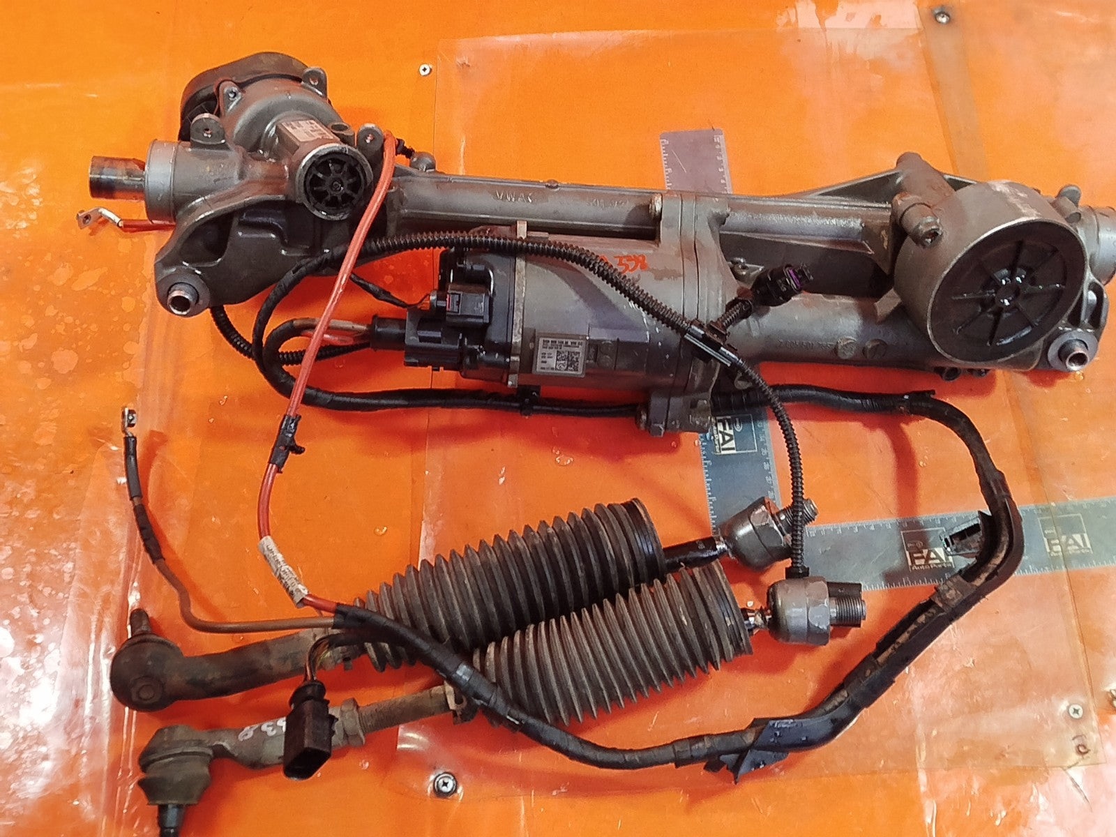 ✅AUDI A3 1.6 DIESEL 2013 POWER STEERING RACK 5Q0909144M Warranty A338 - Image 8