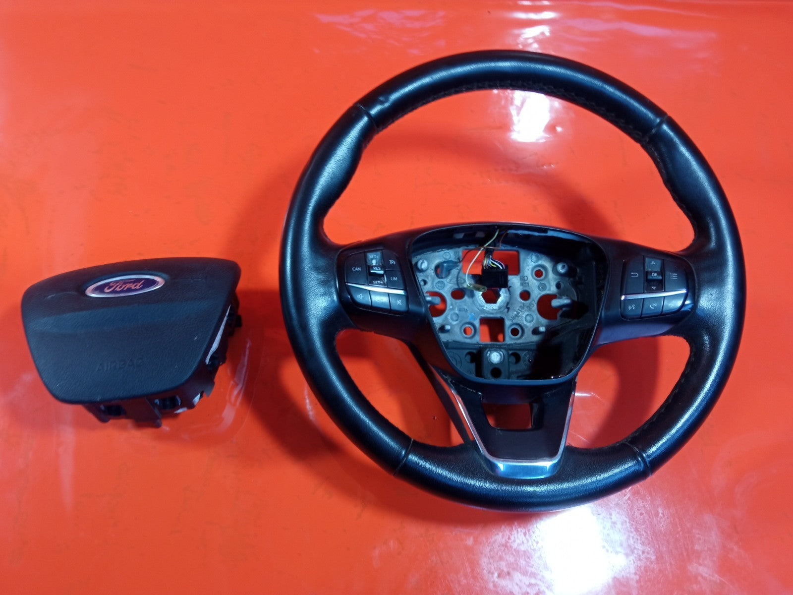 ✅Ford Transit Custom 2.0 Diesel 2021 Steering Wheel JK21V042B85ABW Warranty A370 - Image 3