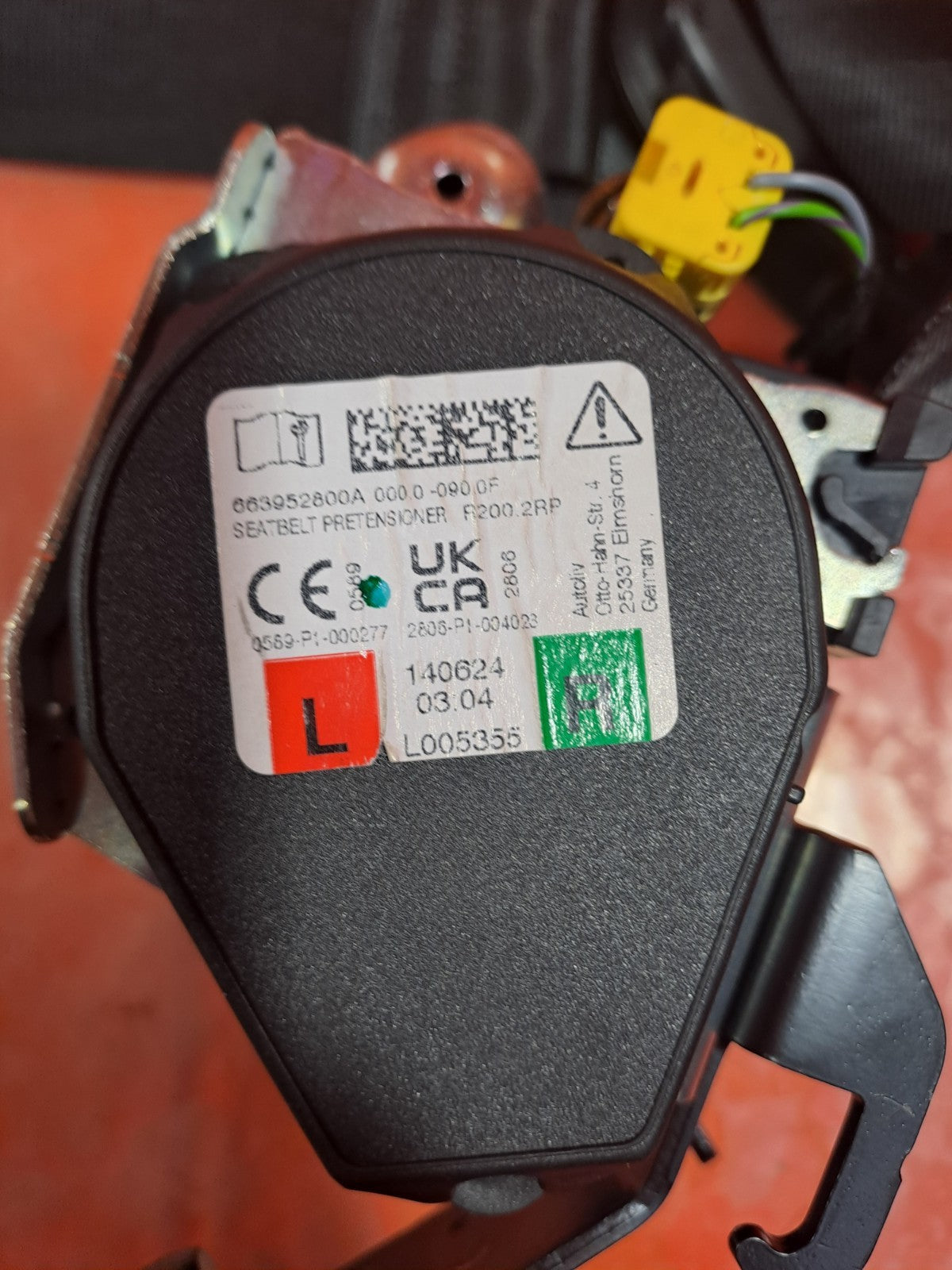 ✅FORD KUGA ST-LINE 2.5 PETROL 2025 REAR RIGHT SEAT BELT LV4BS611B68AGW Warranty - Image 7