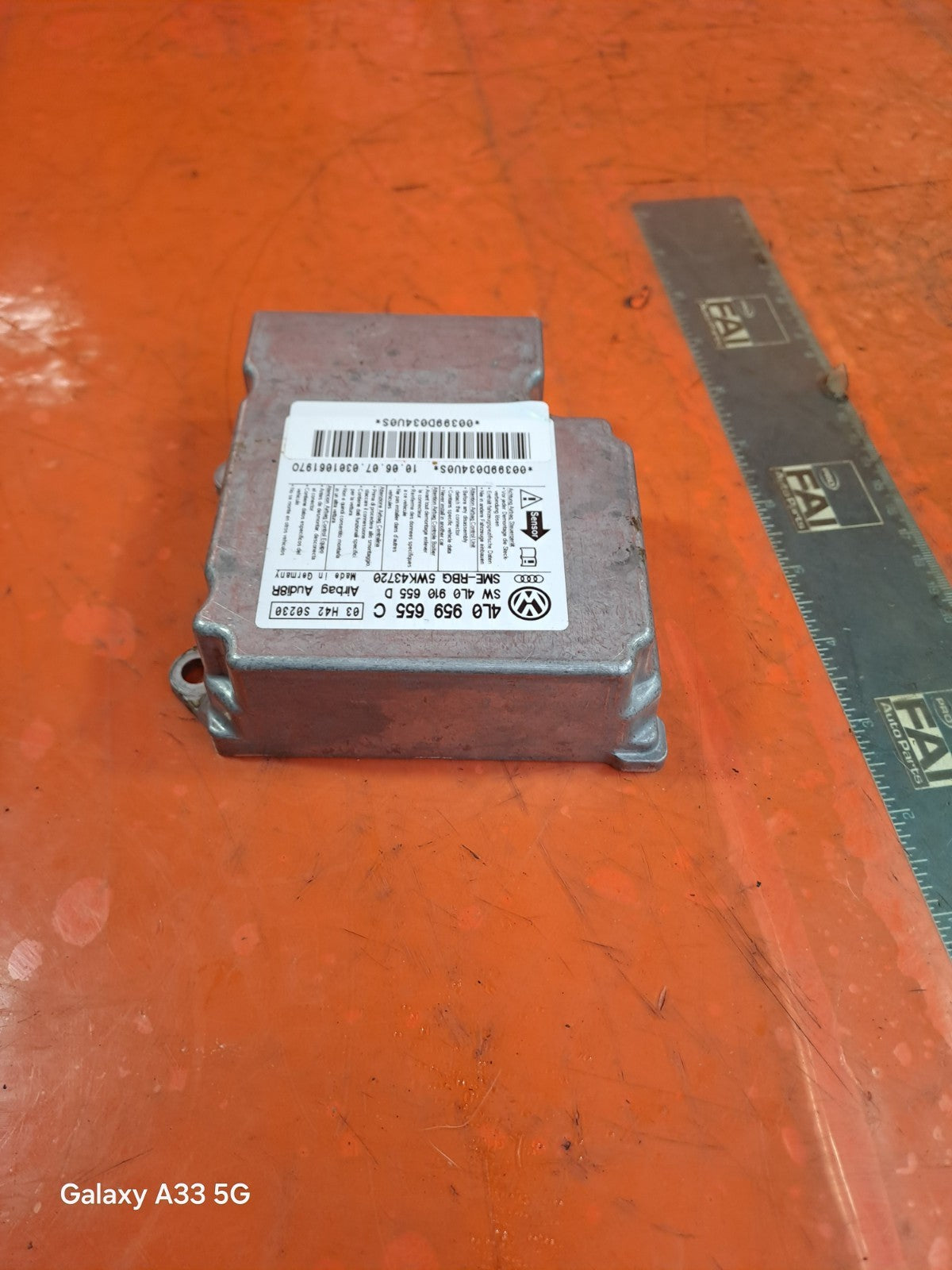 ✅2007 AUDI Q7 4L 3.0D AIRBAG CONTROL MODULE UNIT 4L0959655C + WARRANTY A295 - Image 8